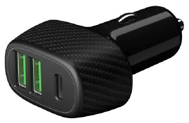 ��� 2 USB QC 3.0, USB-C PD, 42W, ������, ������, Deppa