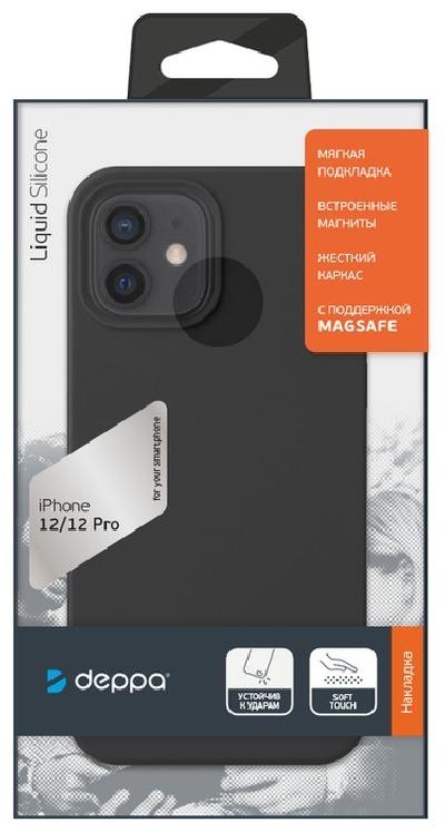 �����-�������� Deppa Liquid Silicone Pro Magsafe ��� Apple iPhone 12/12 Pro ������