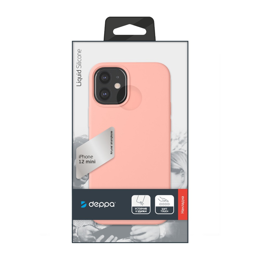 �������� Liquid Silicone ��� Apple iPhone 12 mini, �������, ������, Deppa