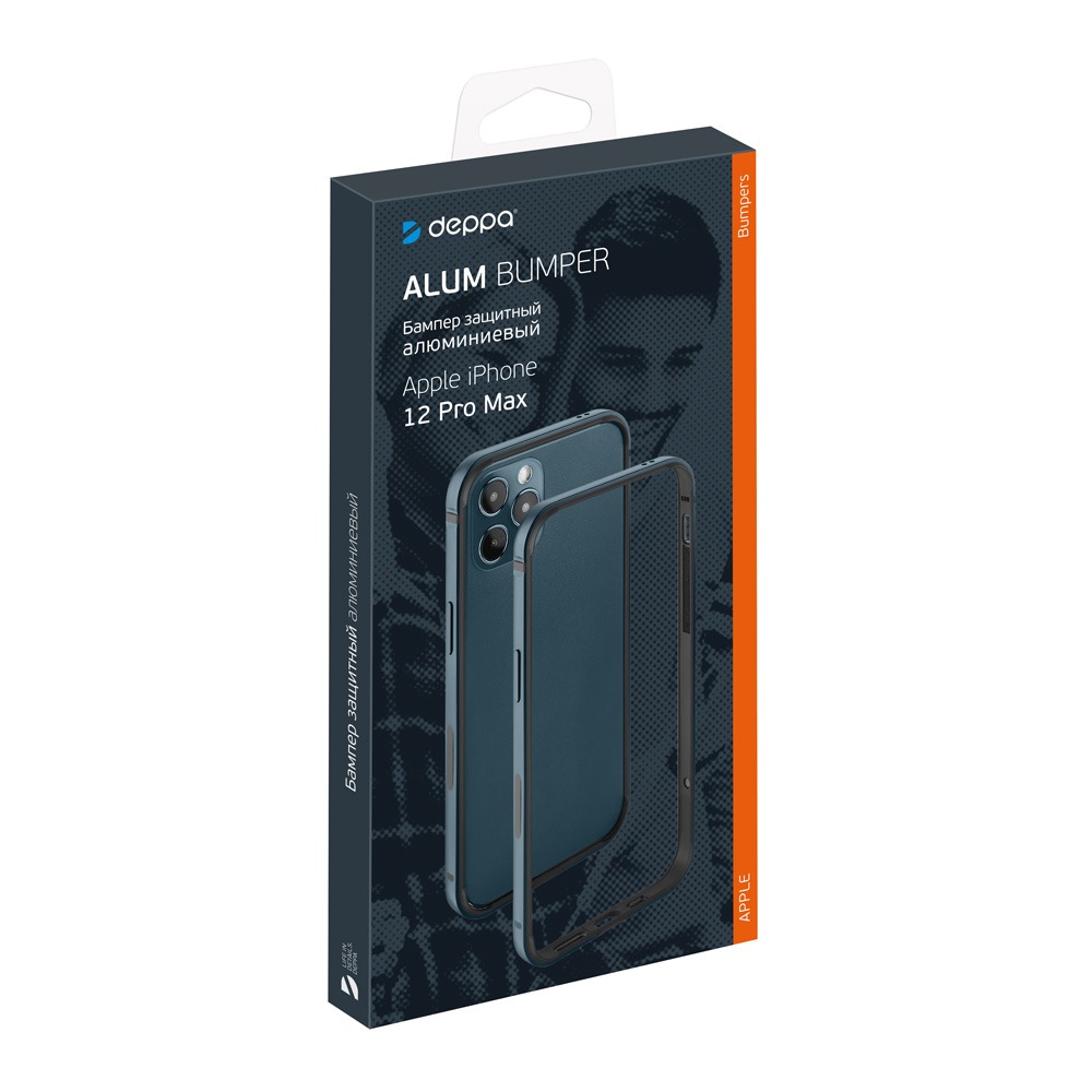 ������ �������� Alum Bumper ��� Apple iPhone 12 Pro Max, Deppa