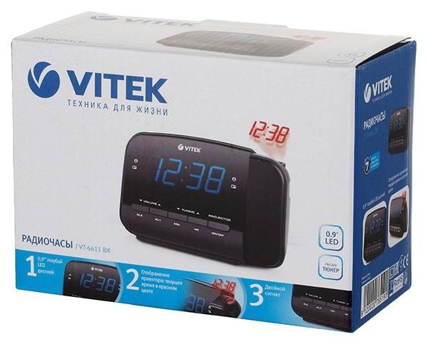 ��������� VITEK 6611-VT(BK)   FM 87,5-108,0 ���