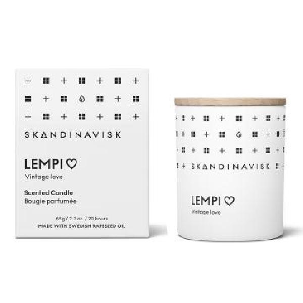 Свеча ароматическая LEMPI с крышкой, 65 г (новая)
