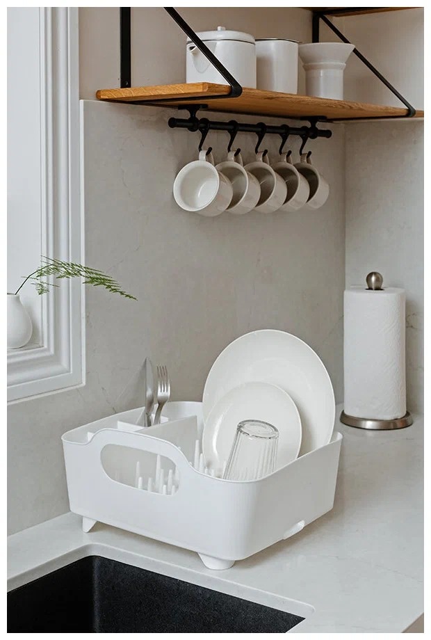Сушилка для посуды Tub, белая