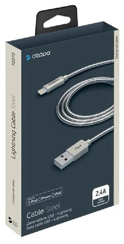 ������ Deppa Steel USB - Apple Lightning (72272)