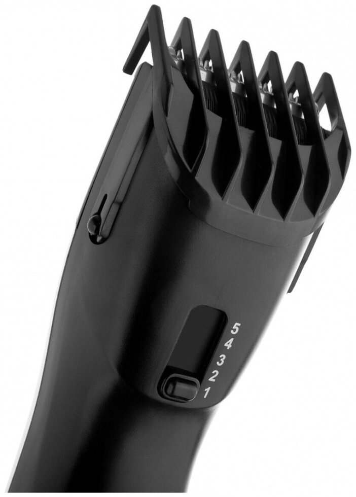 Машинка для стрижки FIRST FA-5676-6 Black, аккумуляторная, 3 Вт., батарея 2x600 mA Li-ION, LED дисплей, черный